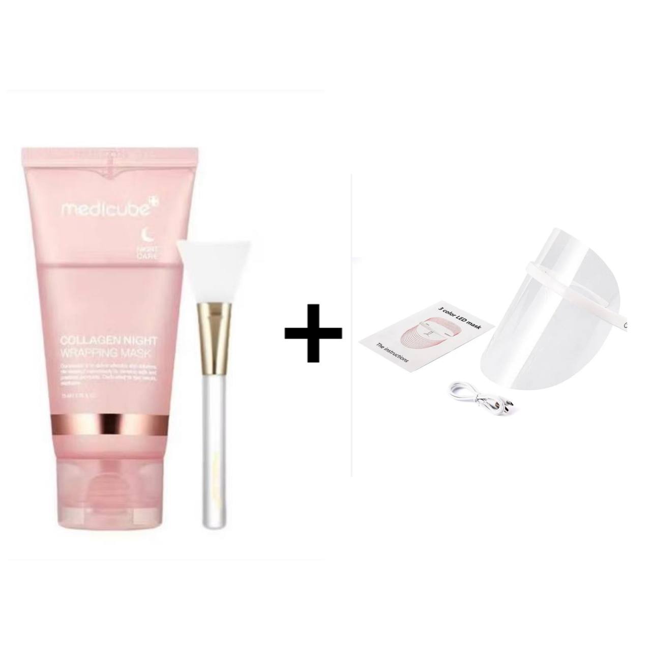 LED Mask +Collagen Cream - Perfected Glow